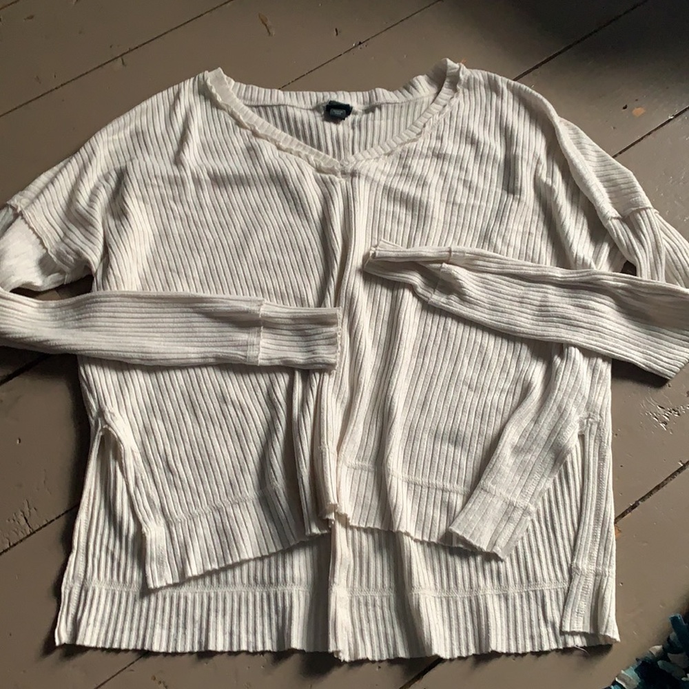 Wild Fable white long sleeve sweater
